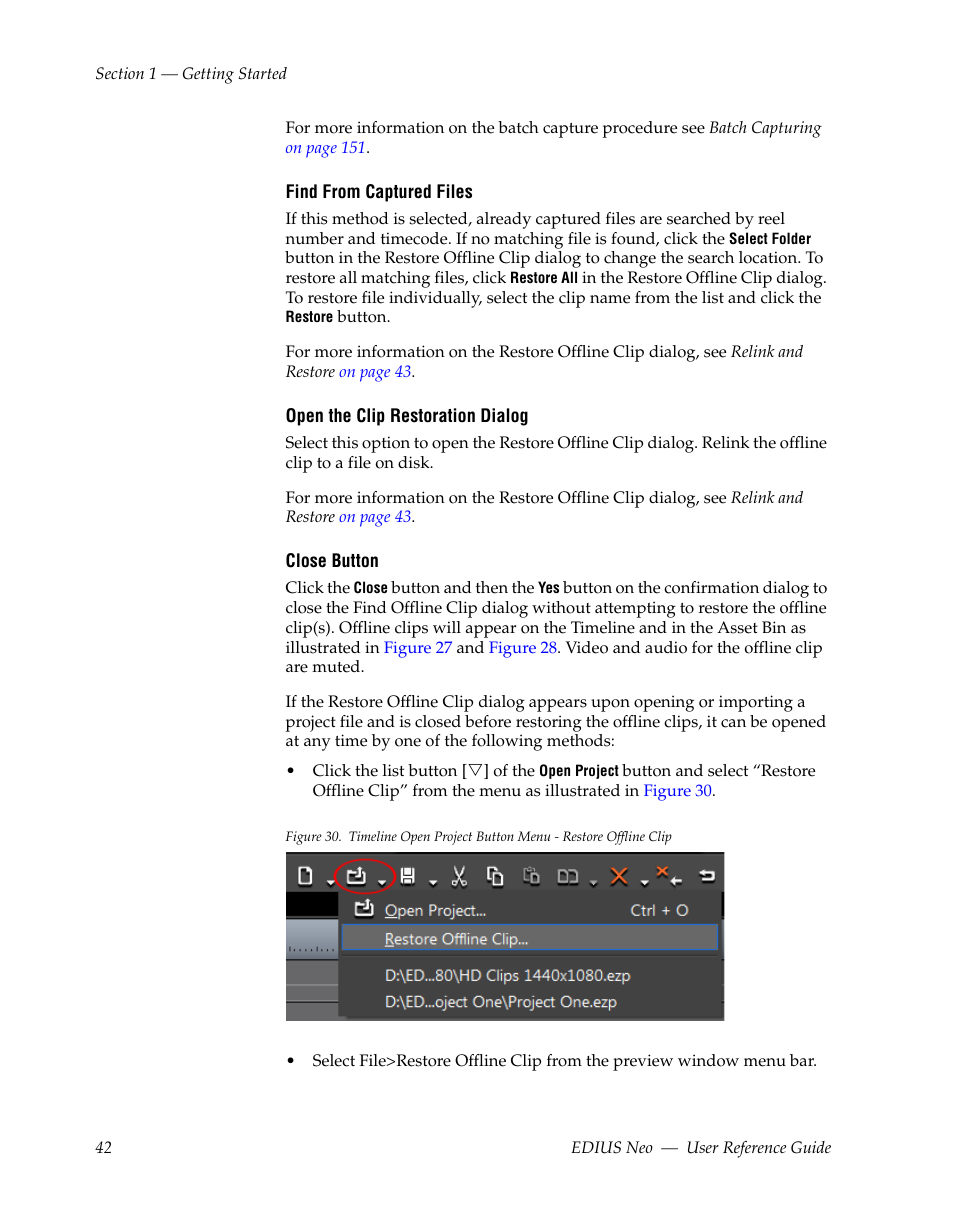 Grass Valley EDIUS Neo 2 User Manual | Page 42 / 608