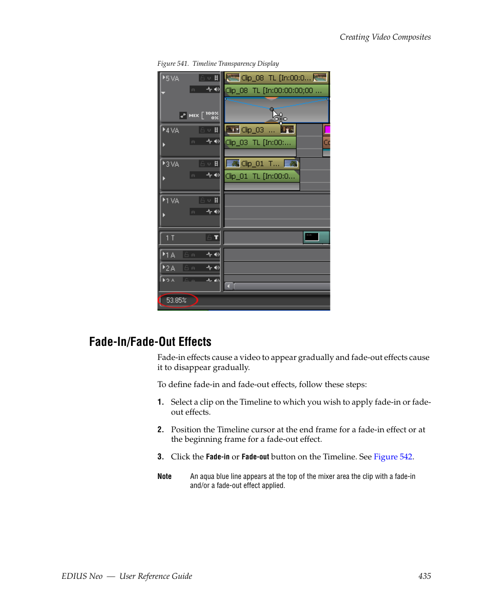 Fade-in/fade-out effects, Figure 541 | Grass Valley EDIUS Neo 2 User Manual | Page 435 / 608