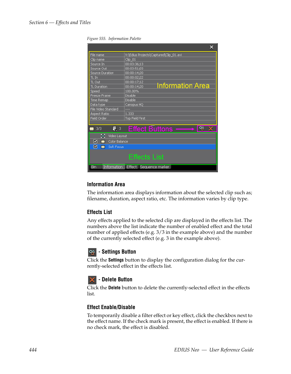 Figure 555 | Grass Valley EDIUS Neo 2 User Manual | Page 444 / 608