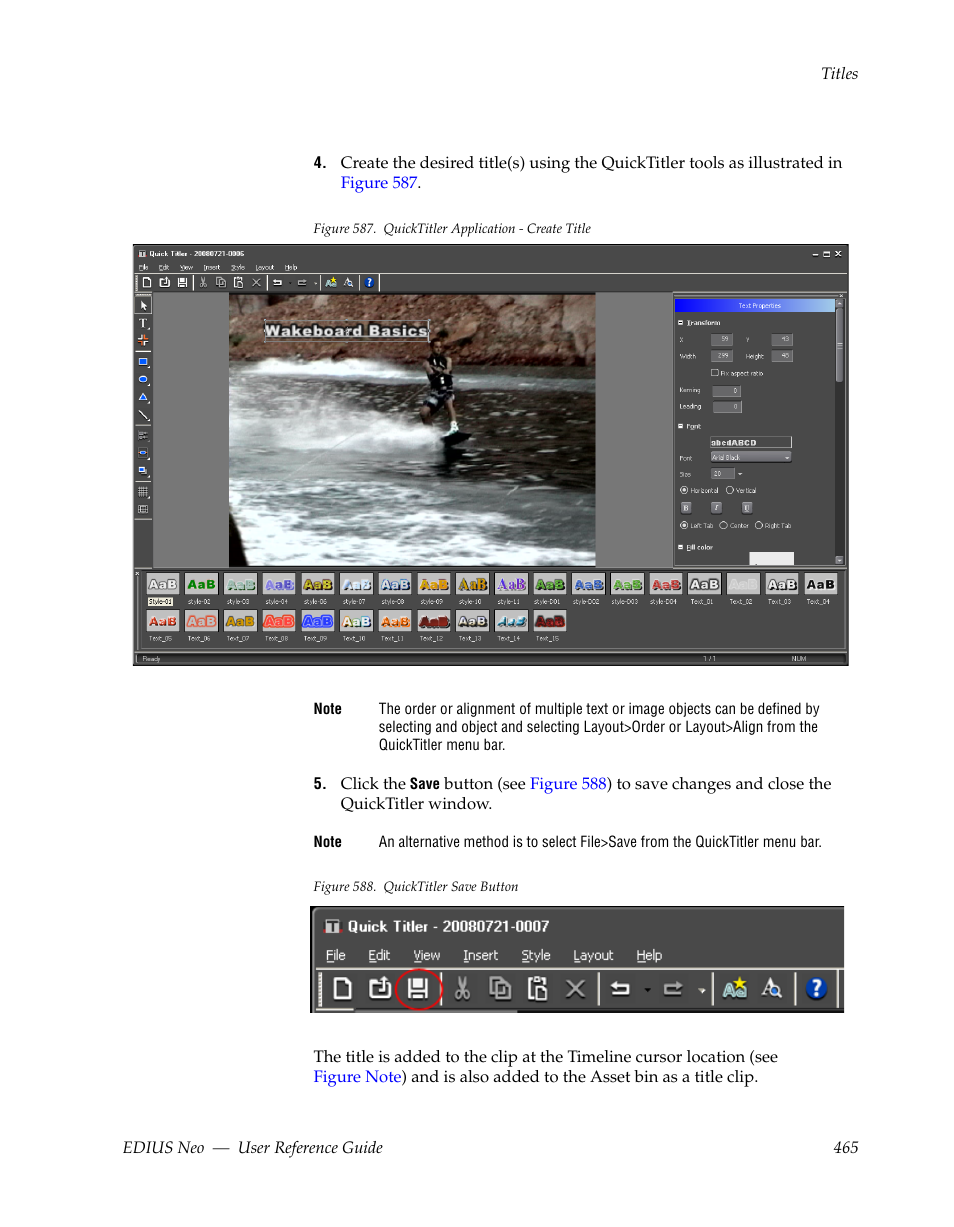 Grass Valley EDIUS Neo 2 User Manual | Page 465 / 608