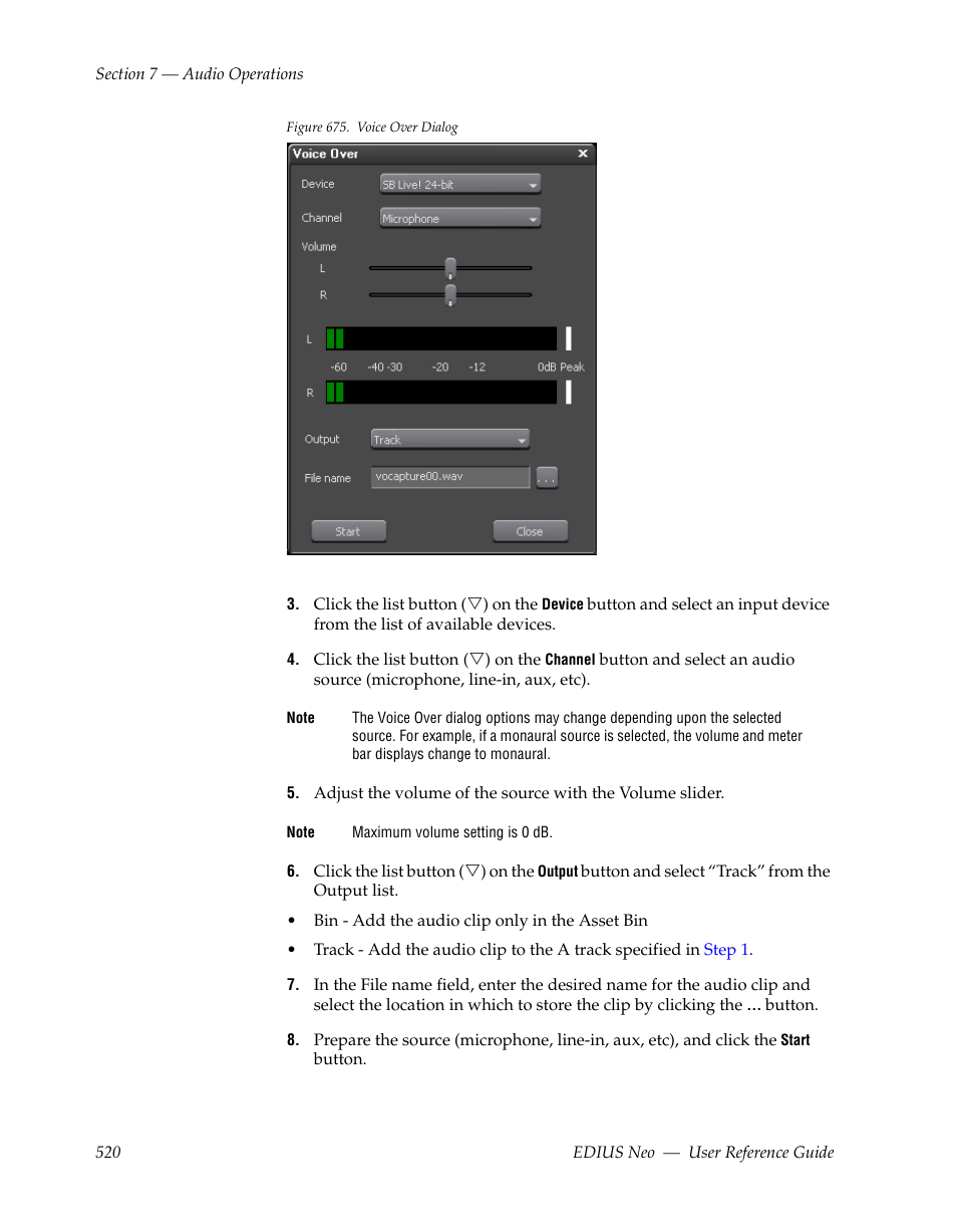 Figure 675 | Grass Valley EDIUS Neo 2 User Manual | Page 520 / 608