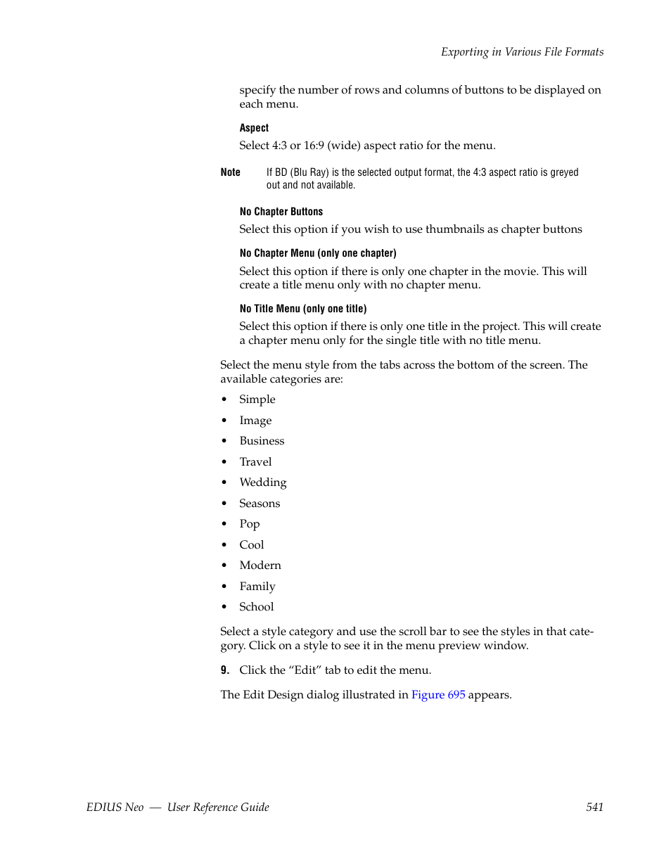 Grass Valley EDIUS Neo 2 User Manual | Page 541 / 608