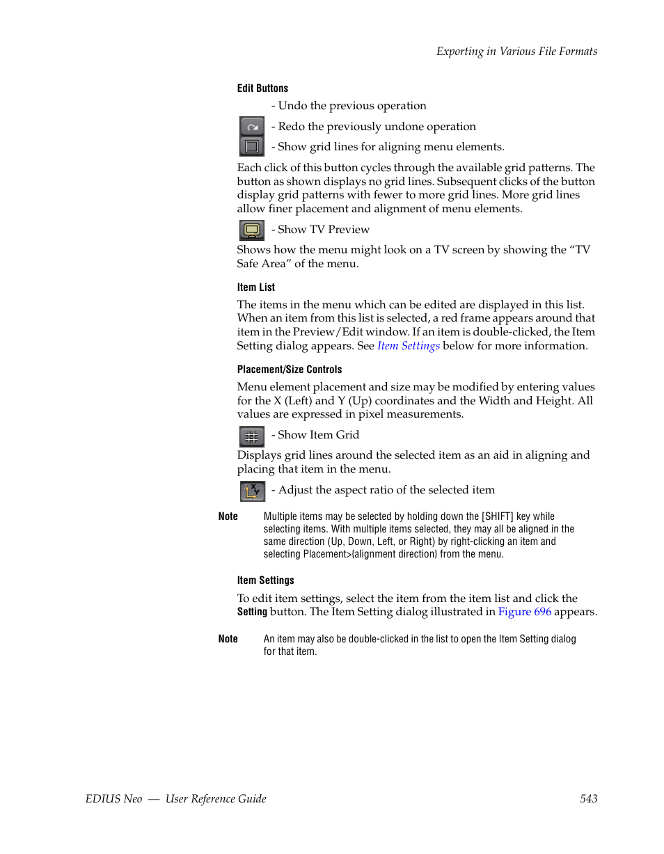 Grass Valley EDIUS Neo 2 User Manual | Page 543 / 608