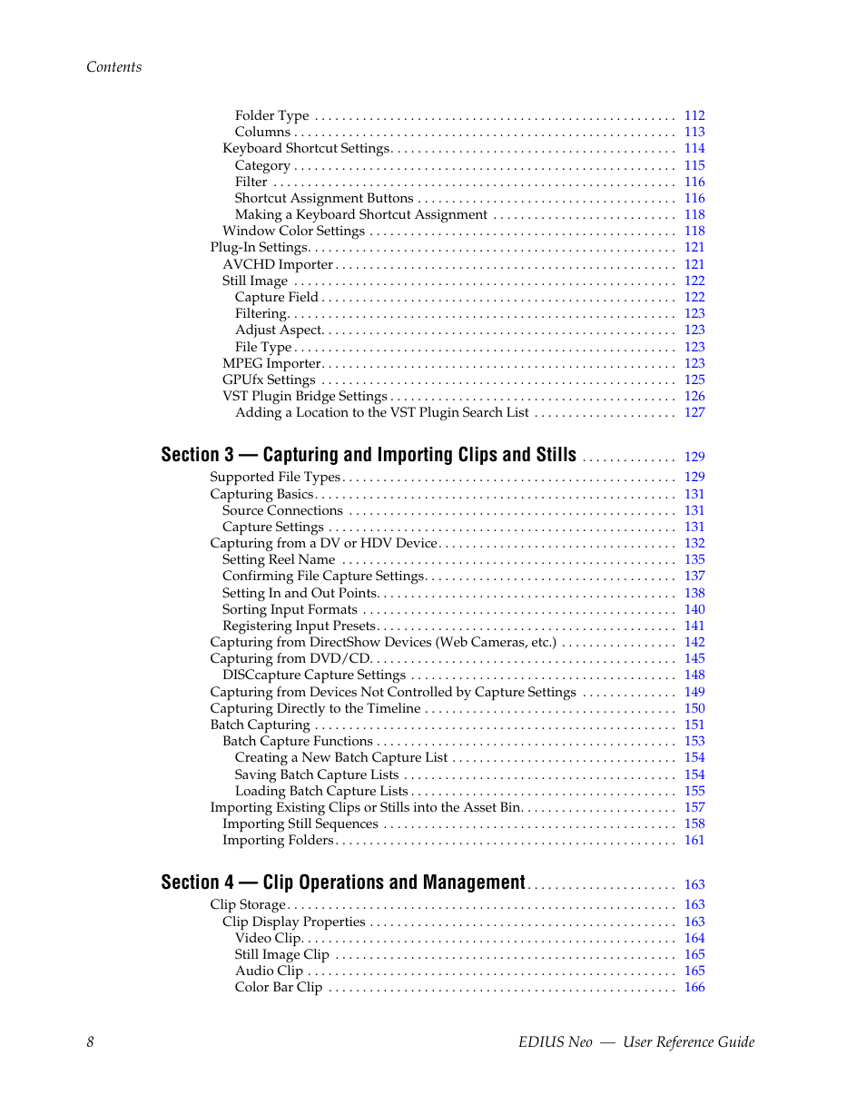 Grass Valley EDIUS Neo 2 User Manual | Page 8 / 608