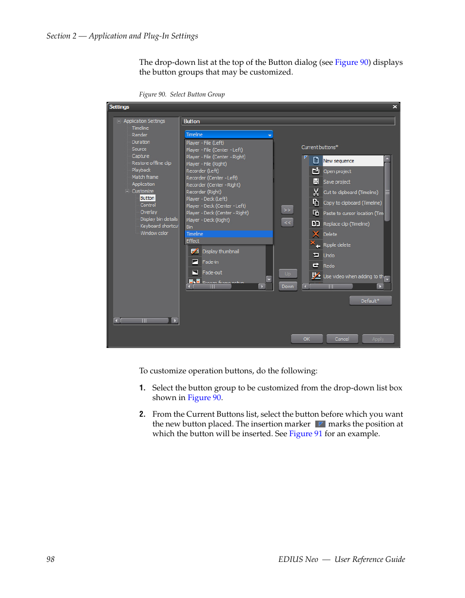 Grass Valley EDIUS Neo 2 User Manual | Page 98 / 608