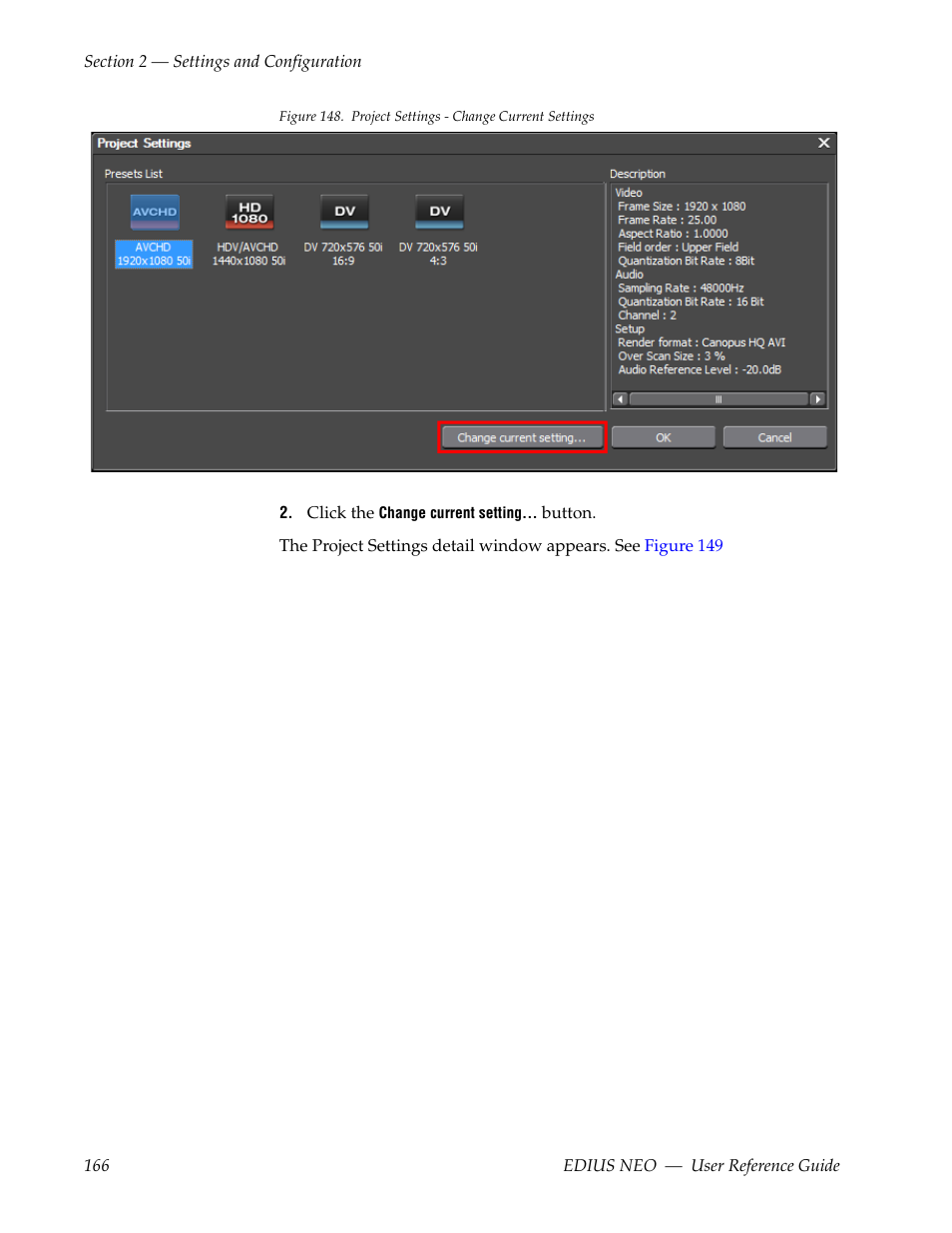 Grass Valley EDIUS Neo 3 User Manual | Page 168 / 802