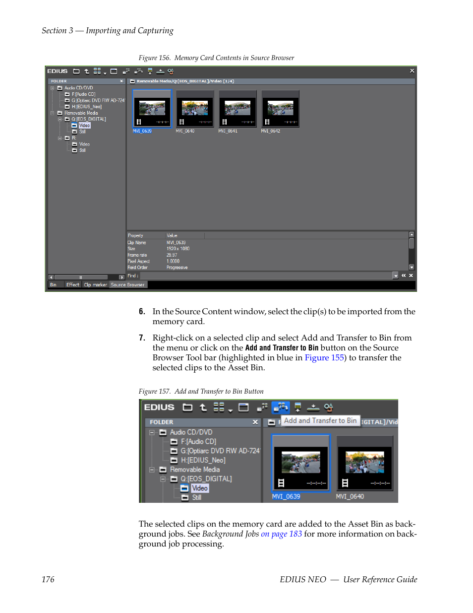 Figure 156, For an example | Grass Valley EDIUS Neo 3 User Manual | Page 178 / 802
