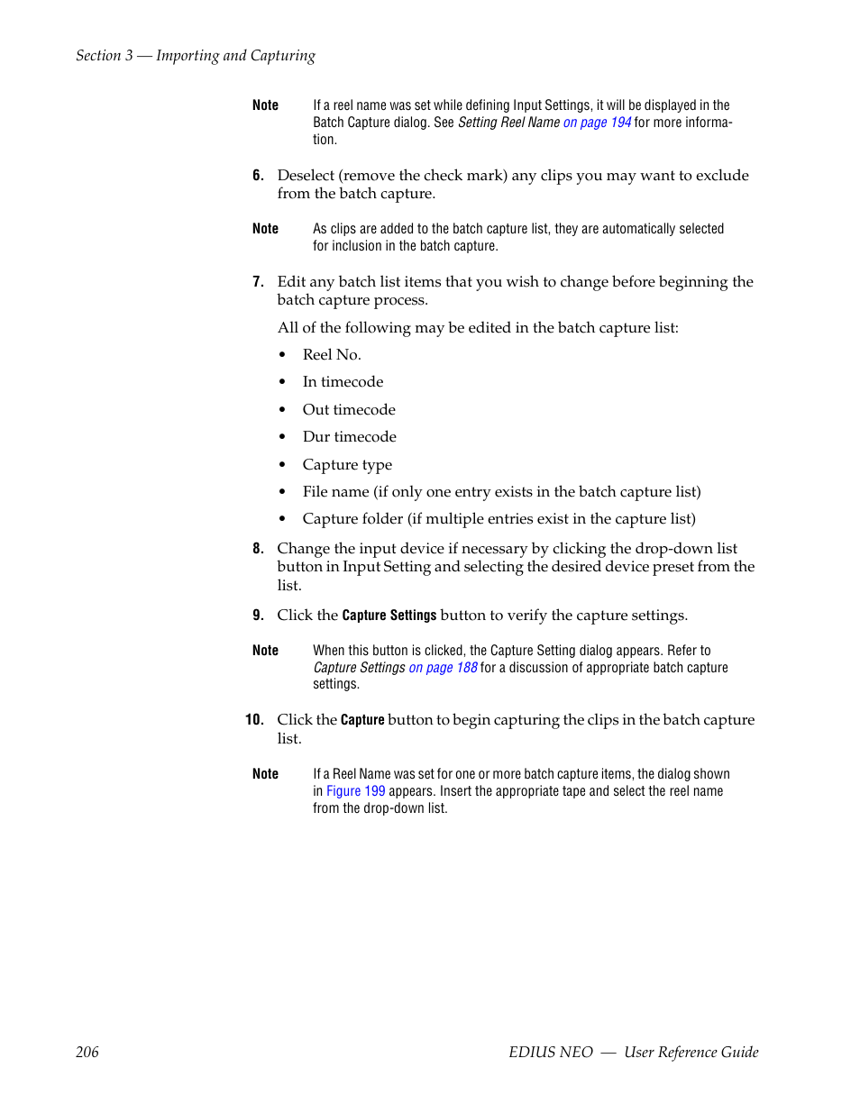 Grass Valley EDIUS Neo 3 User Manual | Page 208 / 802