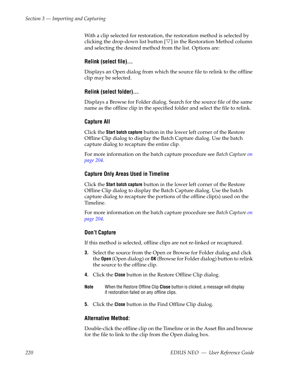 Grass Valley EDIUS Neo 3 User Manual | Page 222 / 802