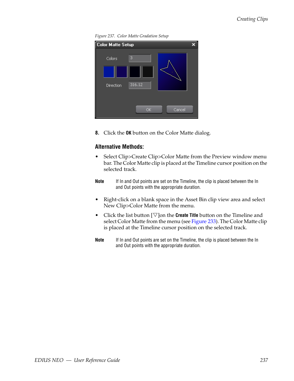 Figure 237, For an | Grass Valley EDIUS Neo 3 User Manual | Page 239 / 802