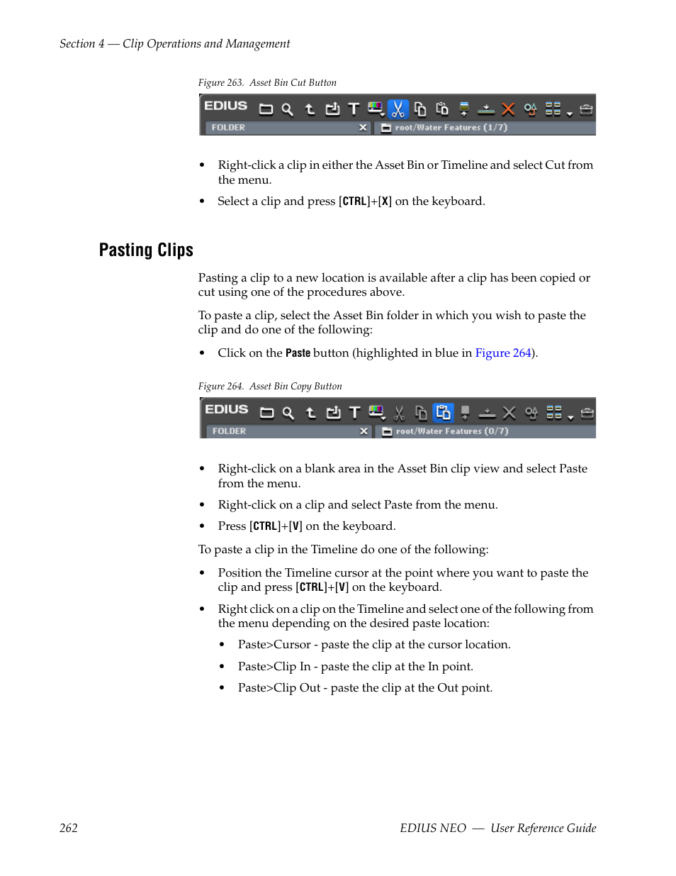Pasting clips, Figure 263 | Grass Valley EDIUS Neo 3 User Manual | Page 264 / 802