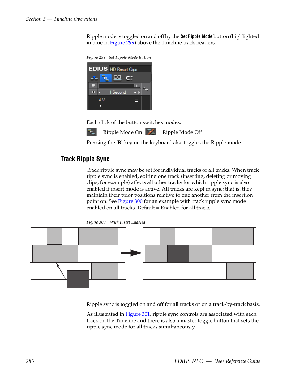 Track ripple sync | Grass Valley EDIUS Neo 3 User Manual | Page 288 / 802