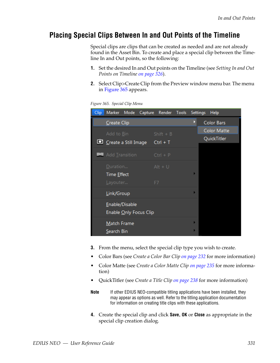 Grass Valley EDIUS Neo 3 User Manual | Page 333 / 802