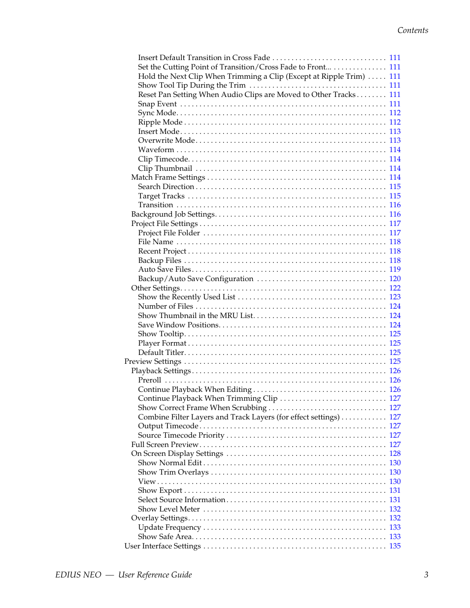 Grass Valley EDIUS Neo 3 User Manual | Page 5 / 802