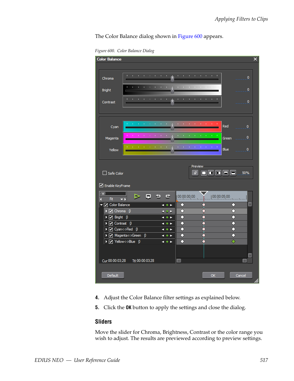 Figure 600 | Grass Valley EDIUS Neo 3 User Manual | Page 519 / 802