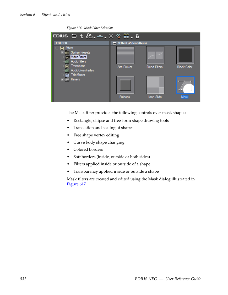 Figure 616 | Grass Valley EDIUS Neo 3 User Manual | Page 534 / 802