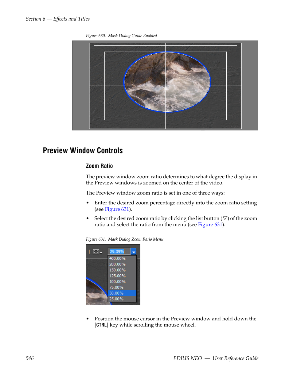 Preview window controls | Grass Valley EDIUS Neo 3 User Manual | Page 548 / 802