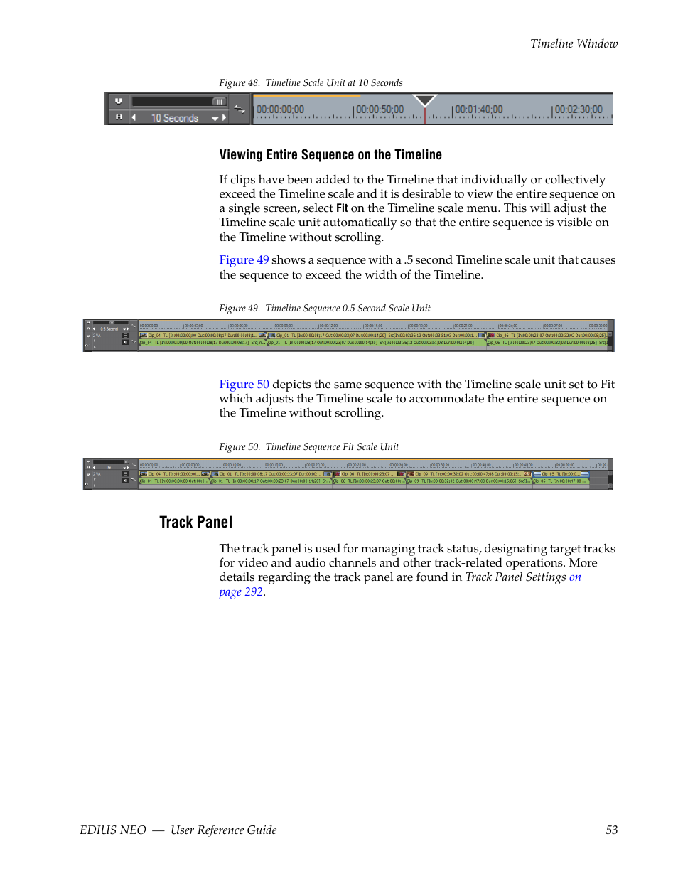 Track panel, Figure 48 | Grass Valley EDIUS Neo 3 User Manual | Page 55 / 802