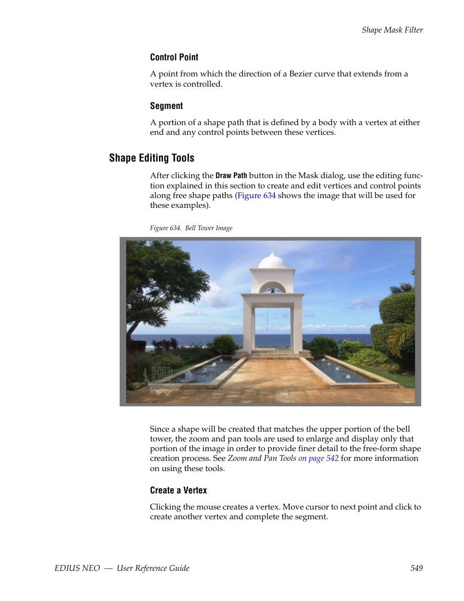 Shape editing tools | Grass Valley EDIUS Neo 3 User Manual | Page 551 / 802