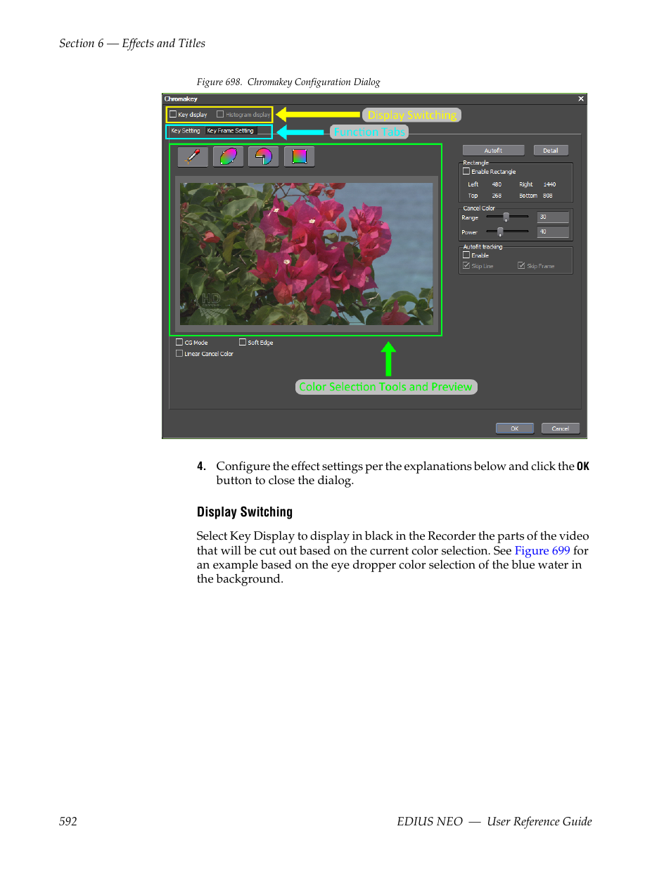 Makey dialog shown in, Figure 698 | Grass Valley EDIUS Neo 3 User Manual | Page 594 / 802