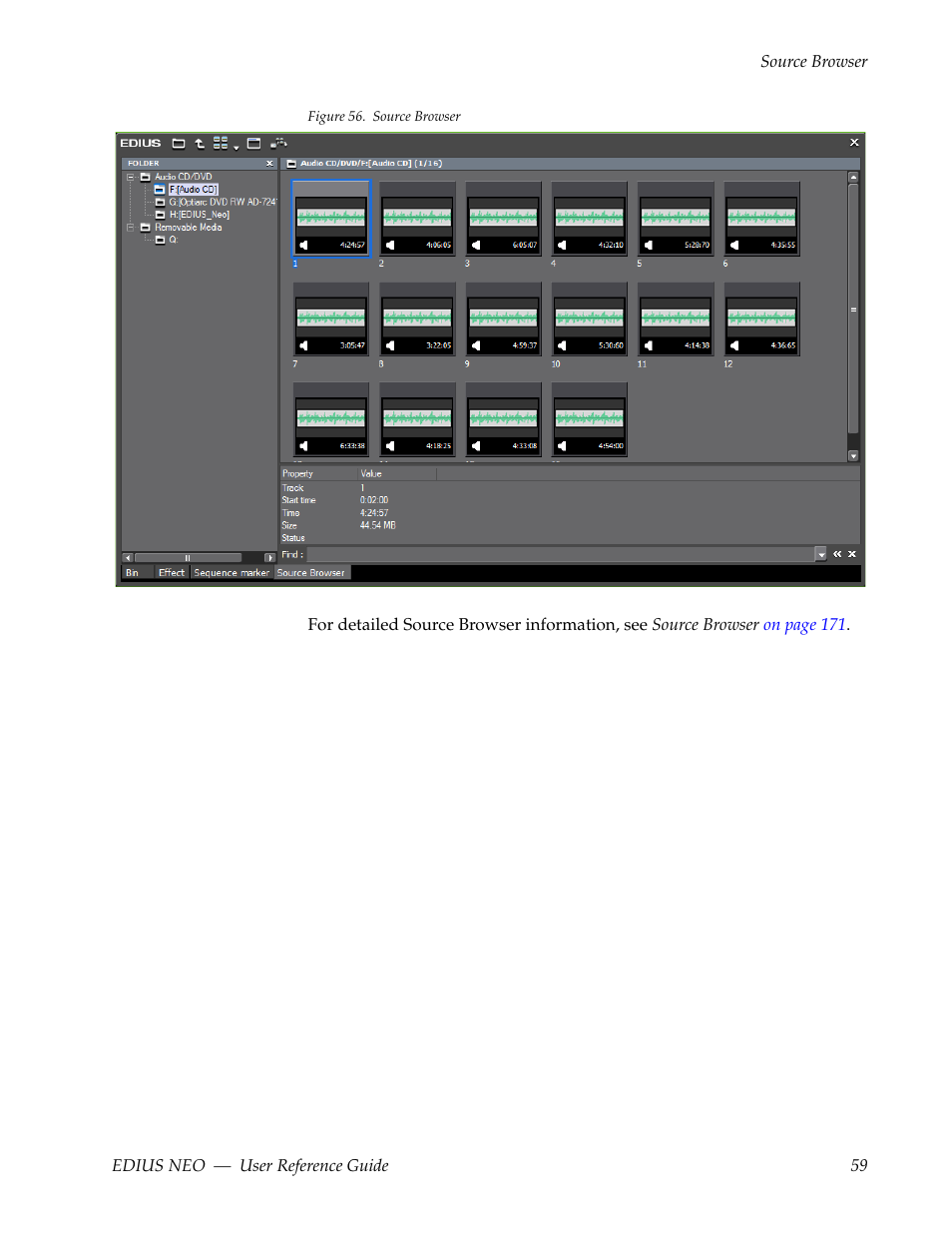 Grass Valley EDIUS Neo 3 User Manual | Page 61 / 802