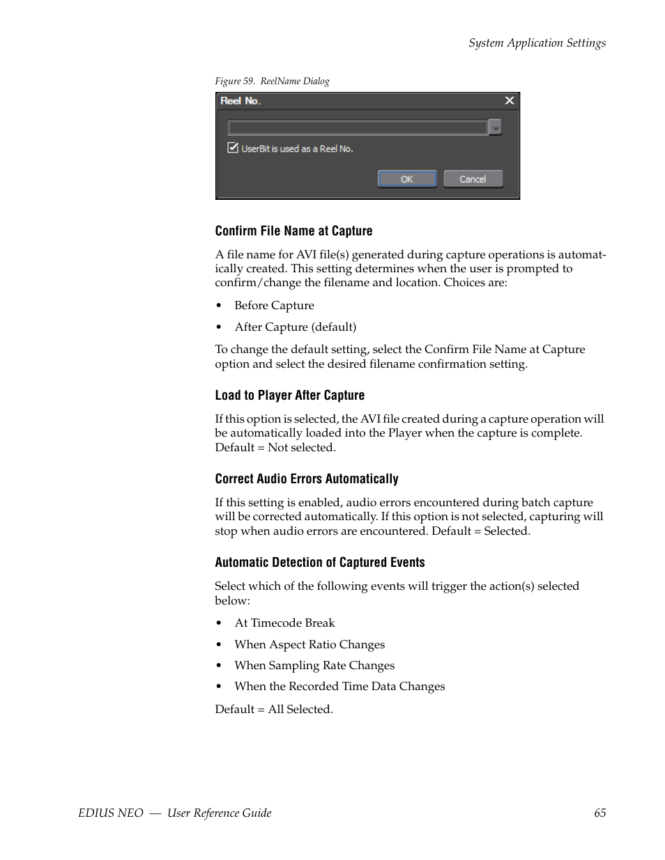 Grass Valley EDIUS Neo 3 User Manual | Page 67 / 802