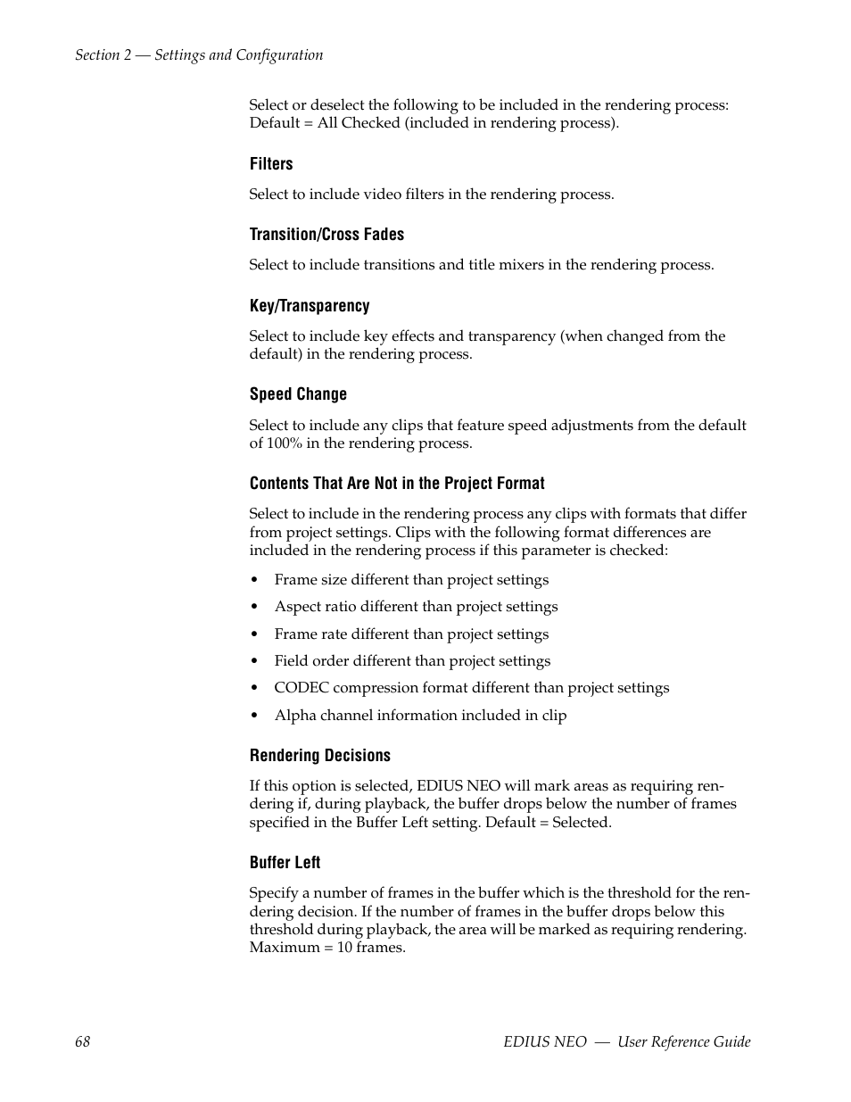 Grass Valley EDIUS Neo 3 User Manual | Page 70 / 802