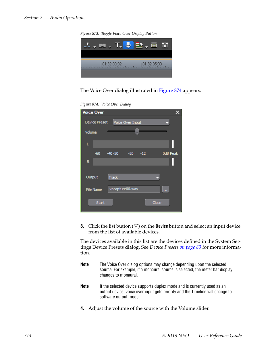 Figure 873 | Grass Valley EDIUS Neo 3 User Manual | Page 716 / 802