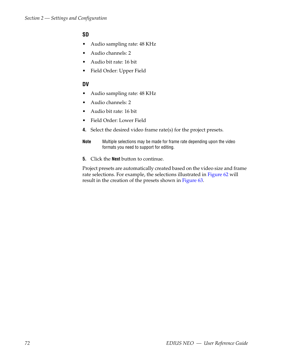 Grass Valley EDIUS Neo 3 User Manual | Page 74 / 802