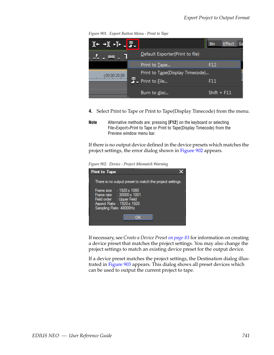 Figure 901 | Grass Valley EDIUS Neo 3 User Manual | Page 743 / 802
