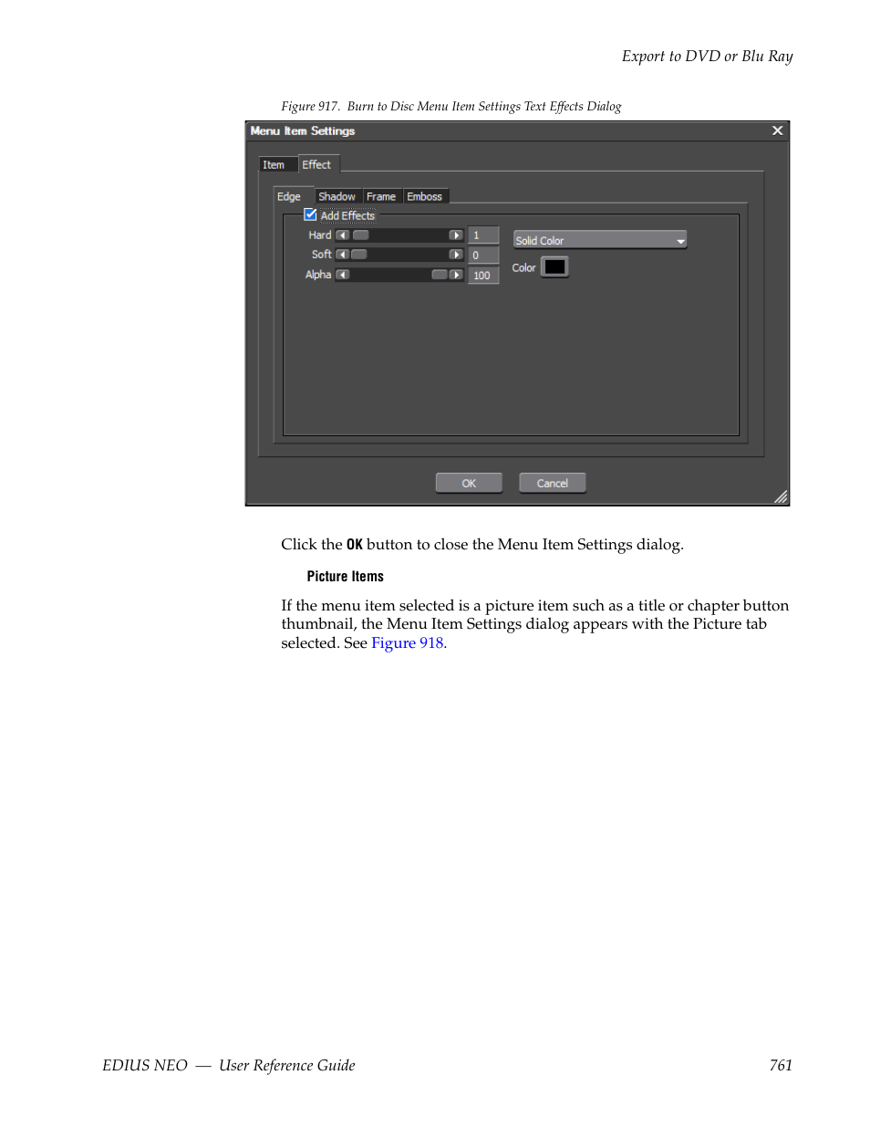 Grass Valley EDIUS Neo 3 User Manual | Page 763 / 802