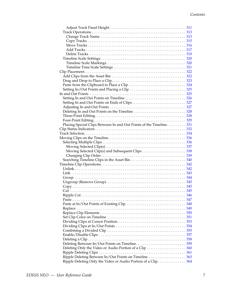 Grass Valley EDIUS Neo 3 User Manual | Page 9 / 802