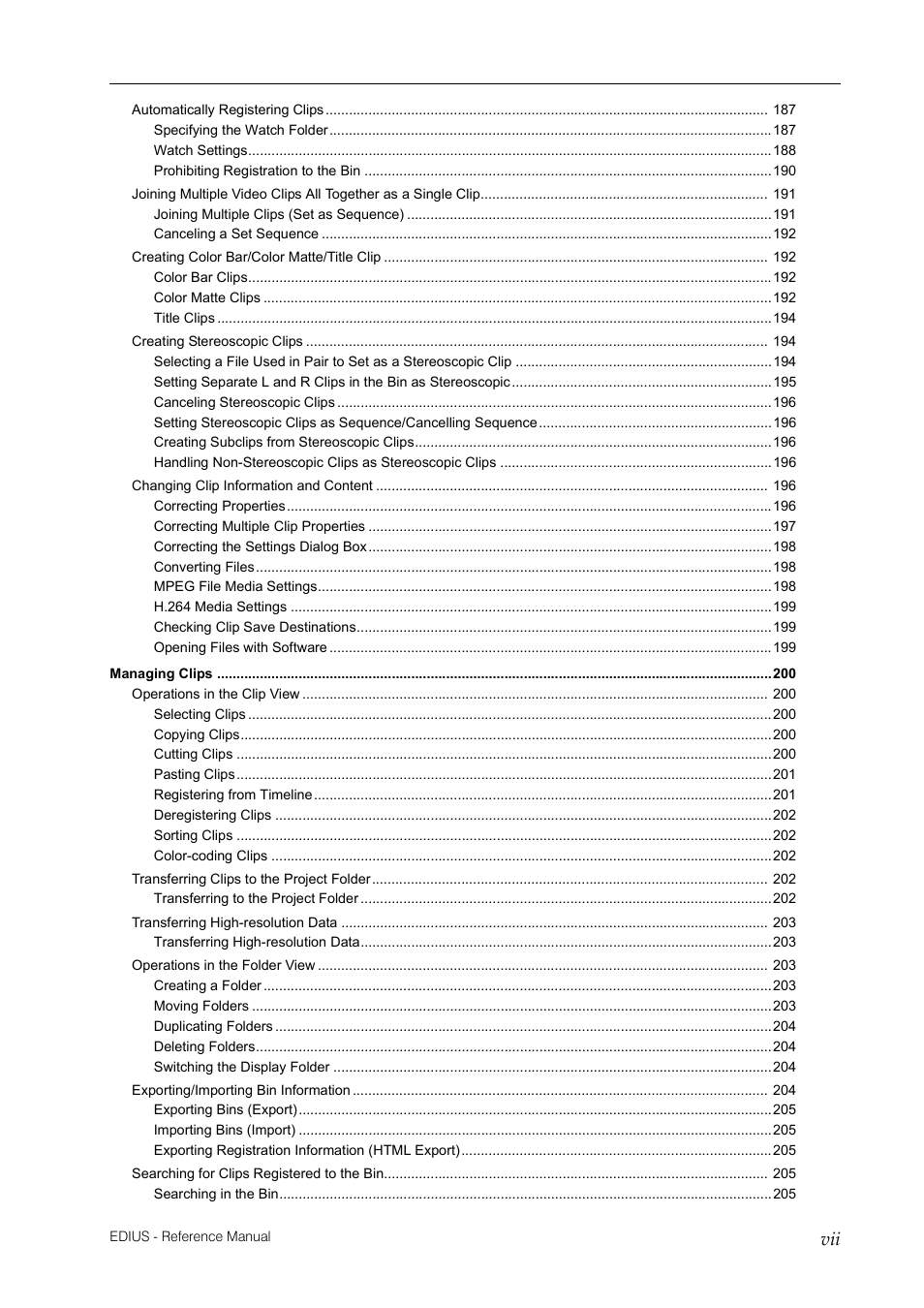 Grass Valley EDIUS Pro v.6.5 User Manual | Page 11 / 530
