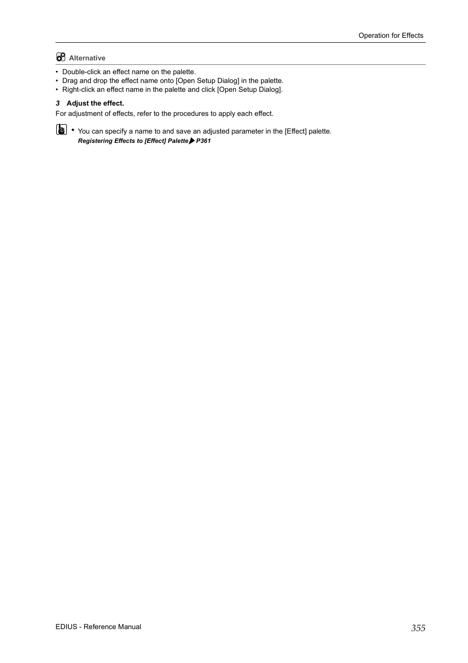 Grass Valley EDIUS Pro v.6.5 User Manual | Page 377 / 530
