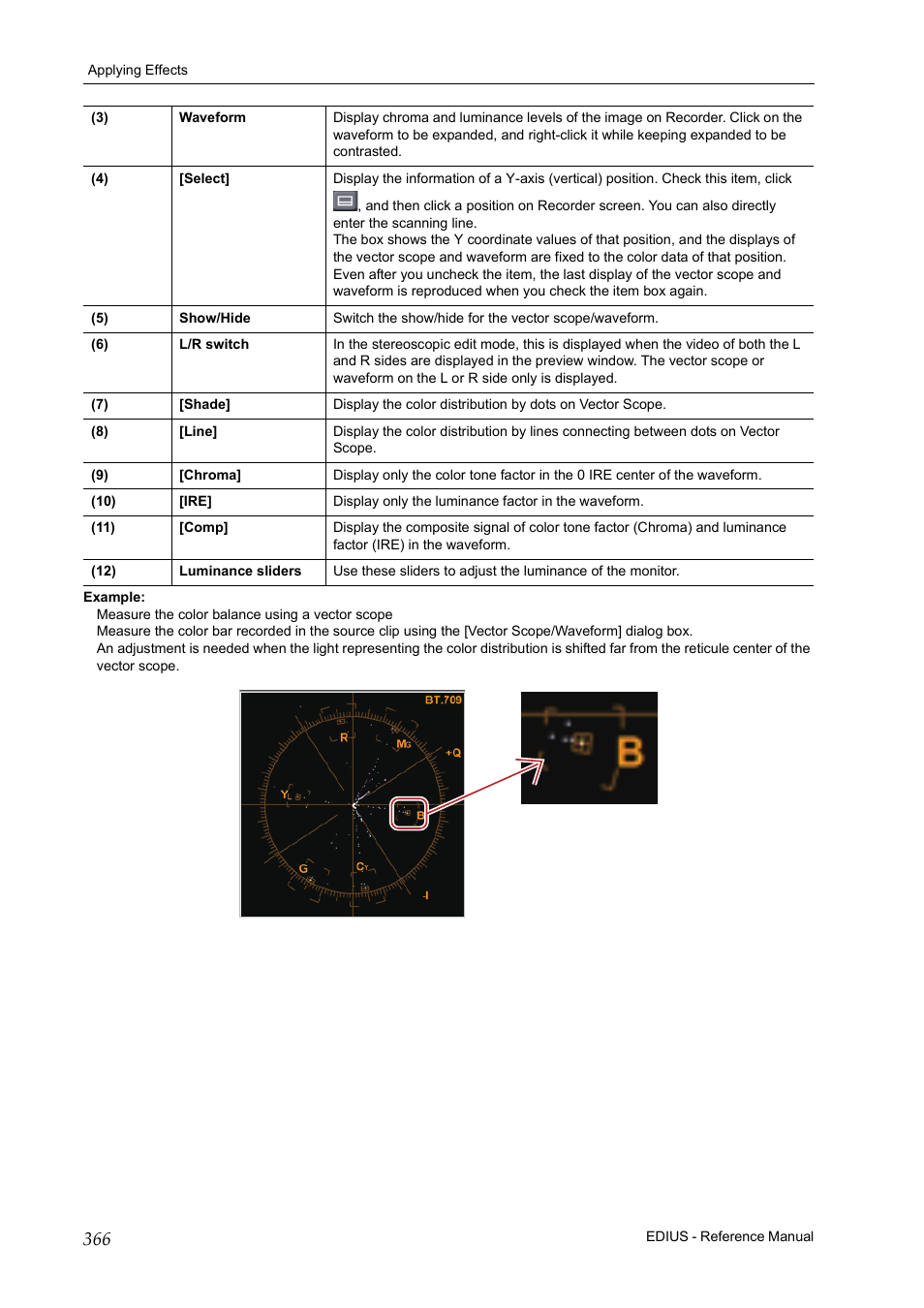 Grass Valley EDIUS Pro v.6.5 User Manual | Page 388 / 530