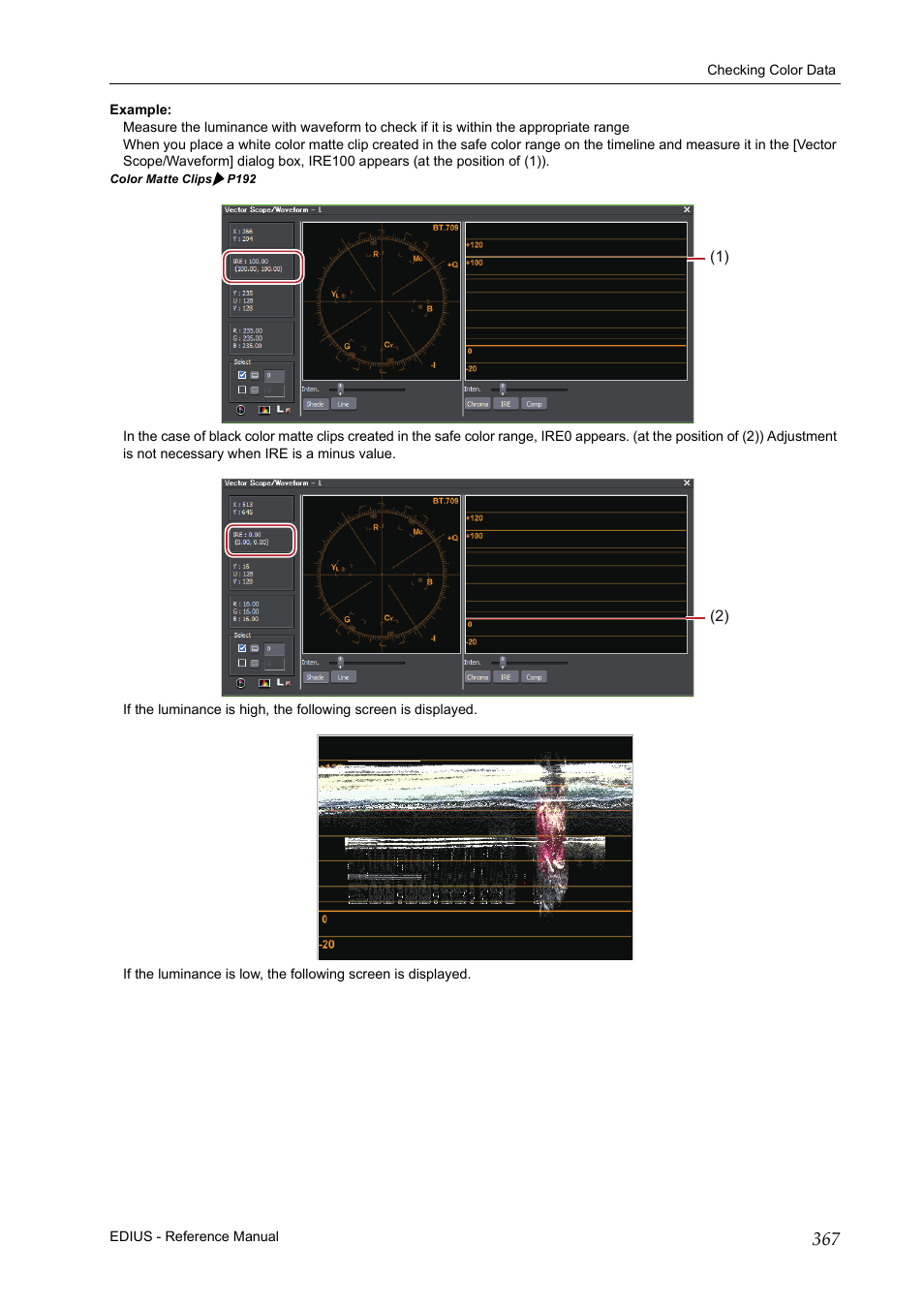 Grass Valley EDIUS Pro v.6.5 User Manual | Page 389 / 530