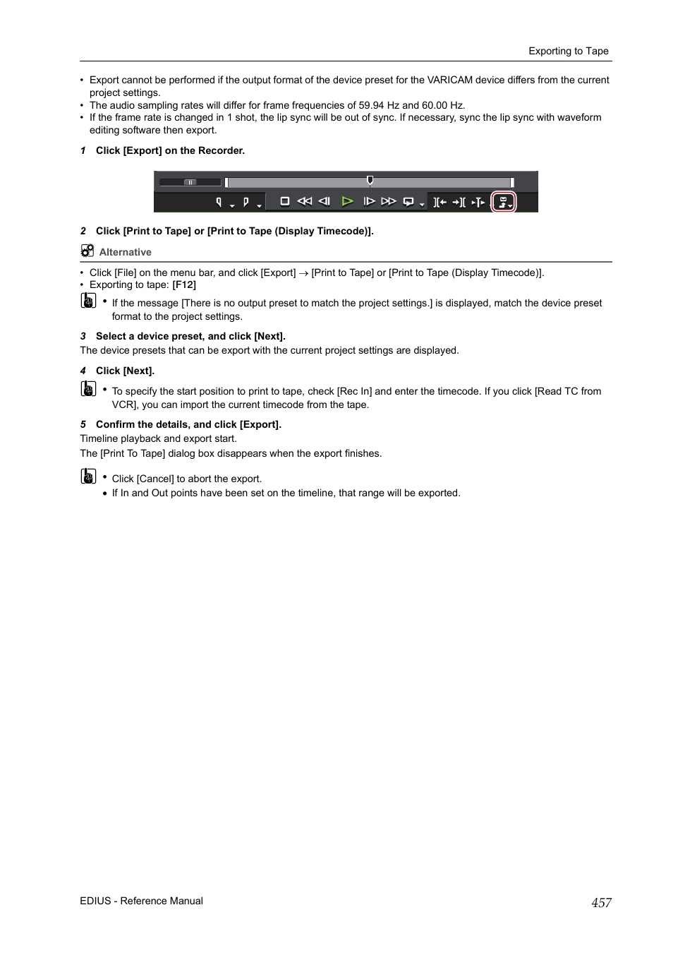 Grass Valley EDIUS Pro v.6.5 User Manual | Page 479 / 530
