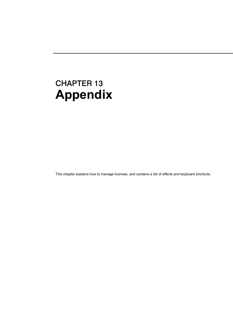 13 appendix, Appendix, Chapter 13 | Grass Valley EDIUS Pro v.6.5 User Manual | Page 501 / 530