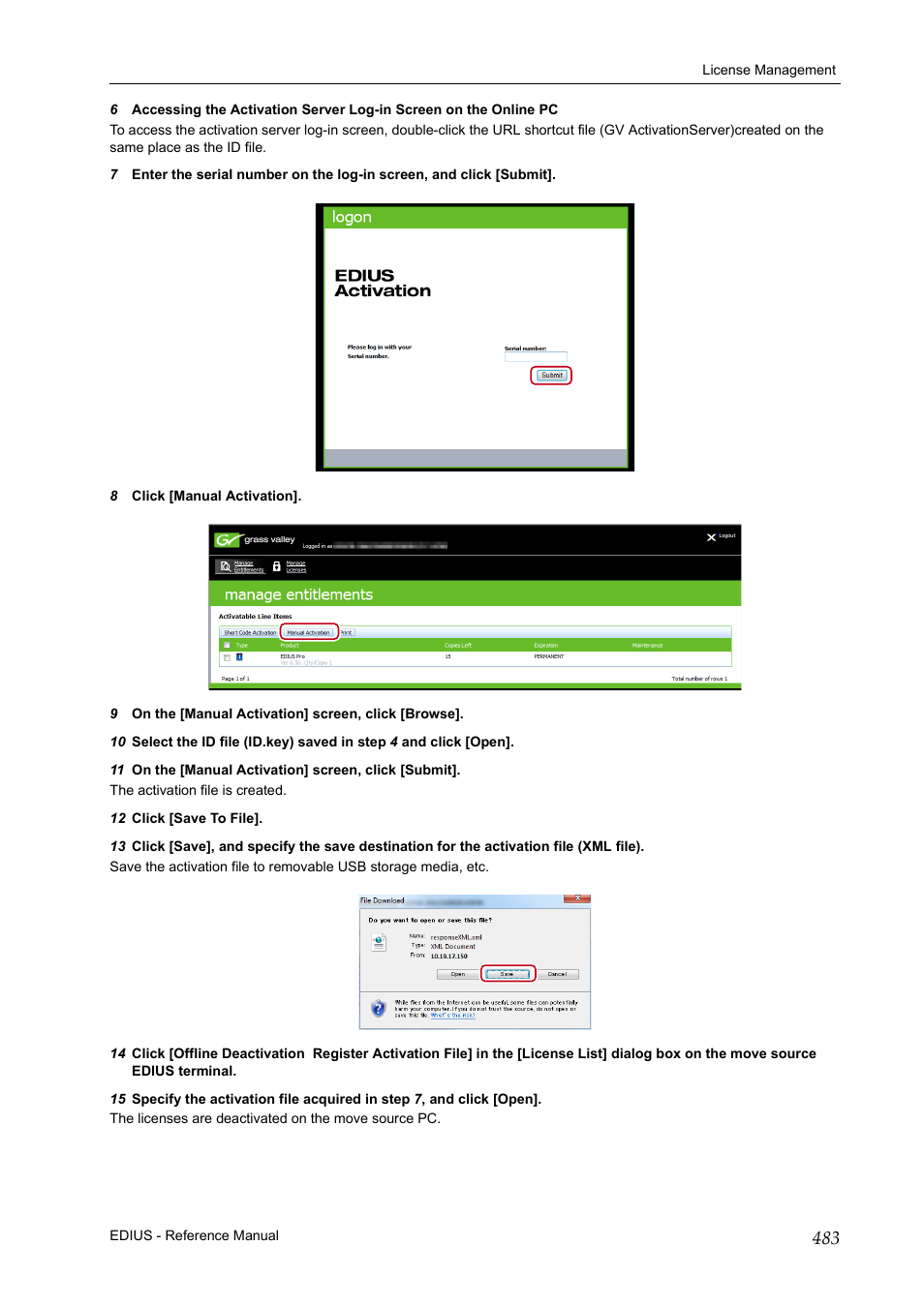 Grass Valley EDIUS Pro v.6.5 User Manual | Page 505 / 530