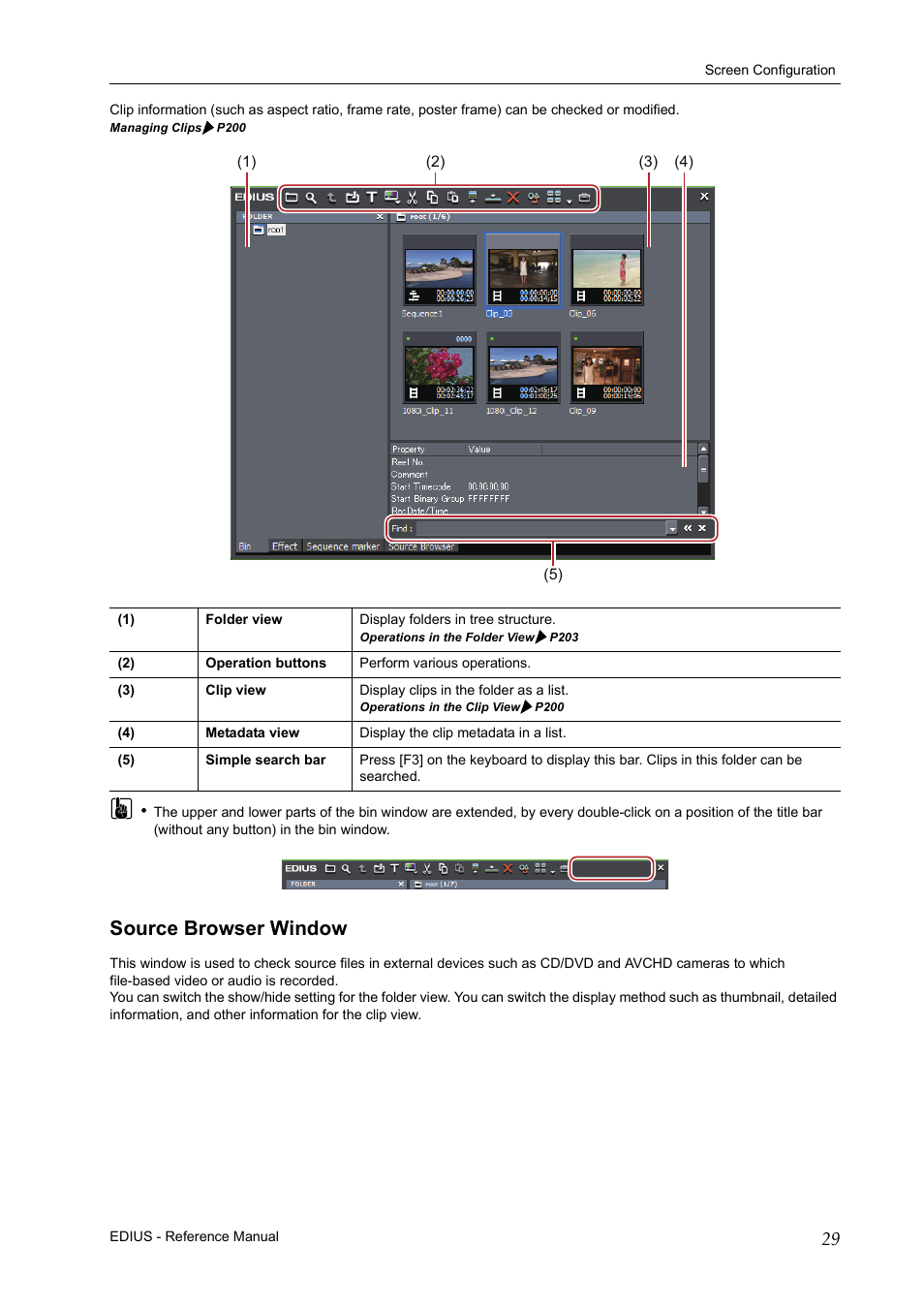 Source browser window | Grass Valley EDIUS Pro v.6.5 User Manual | Page 51 / 530