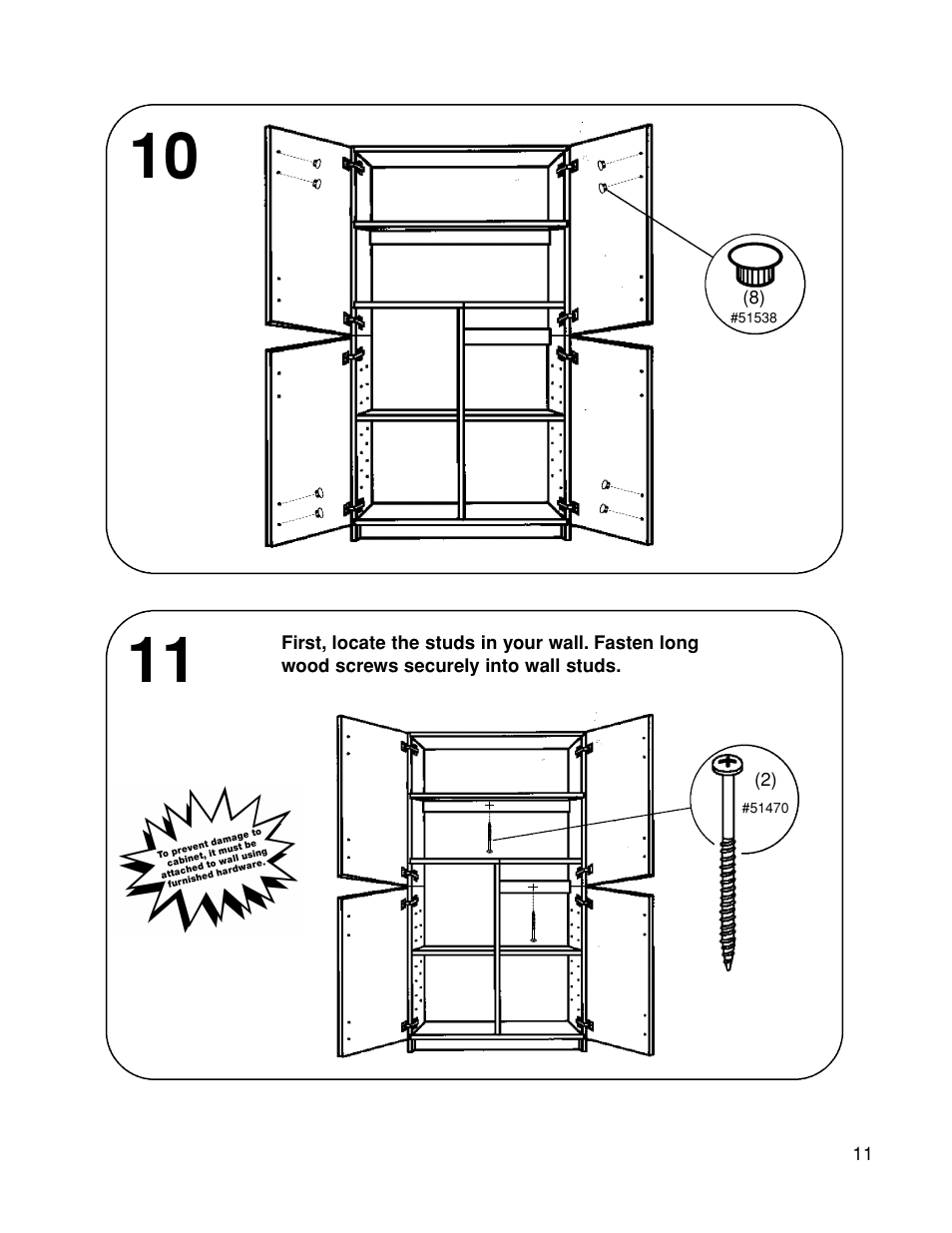 Closet Maid 12323 User Manual | Page 11 / 11