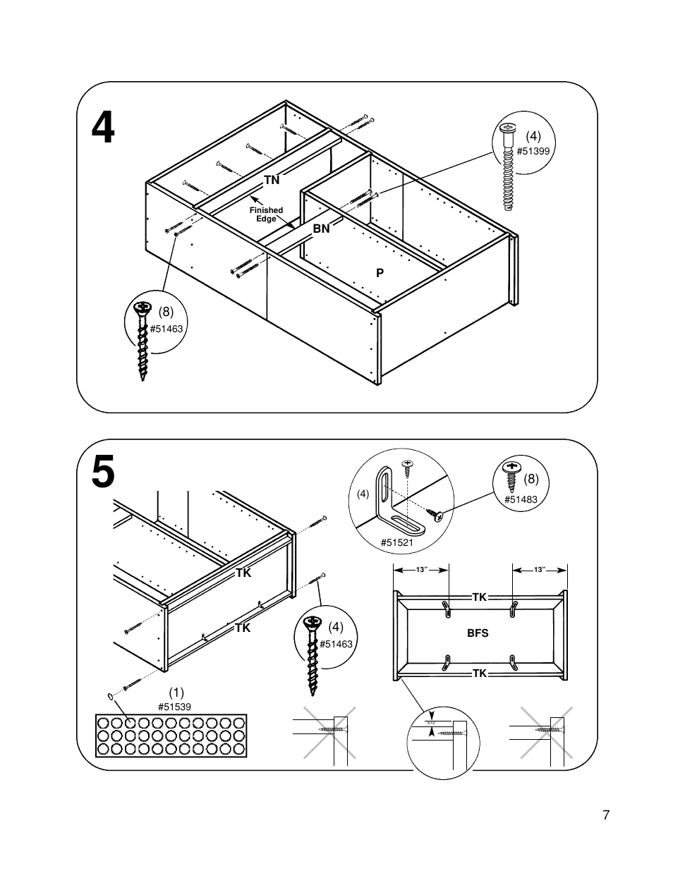 Closet Maid 12323 User Manual | Page 7 / 11