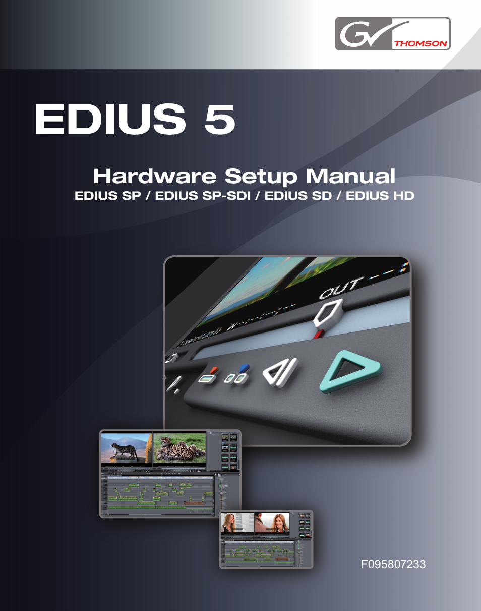 Grass Valley EDIUS 5 User Manual | 63 pages