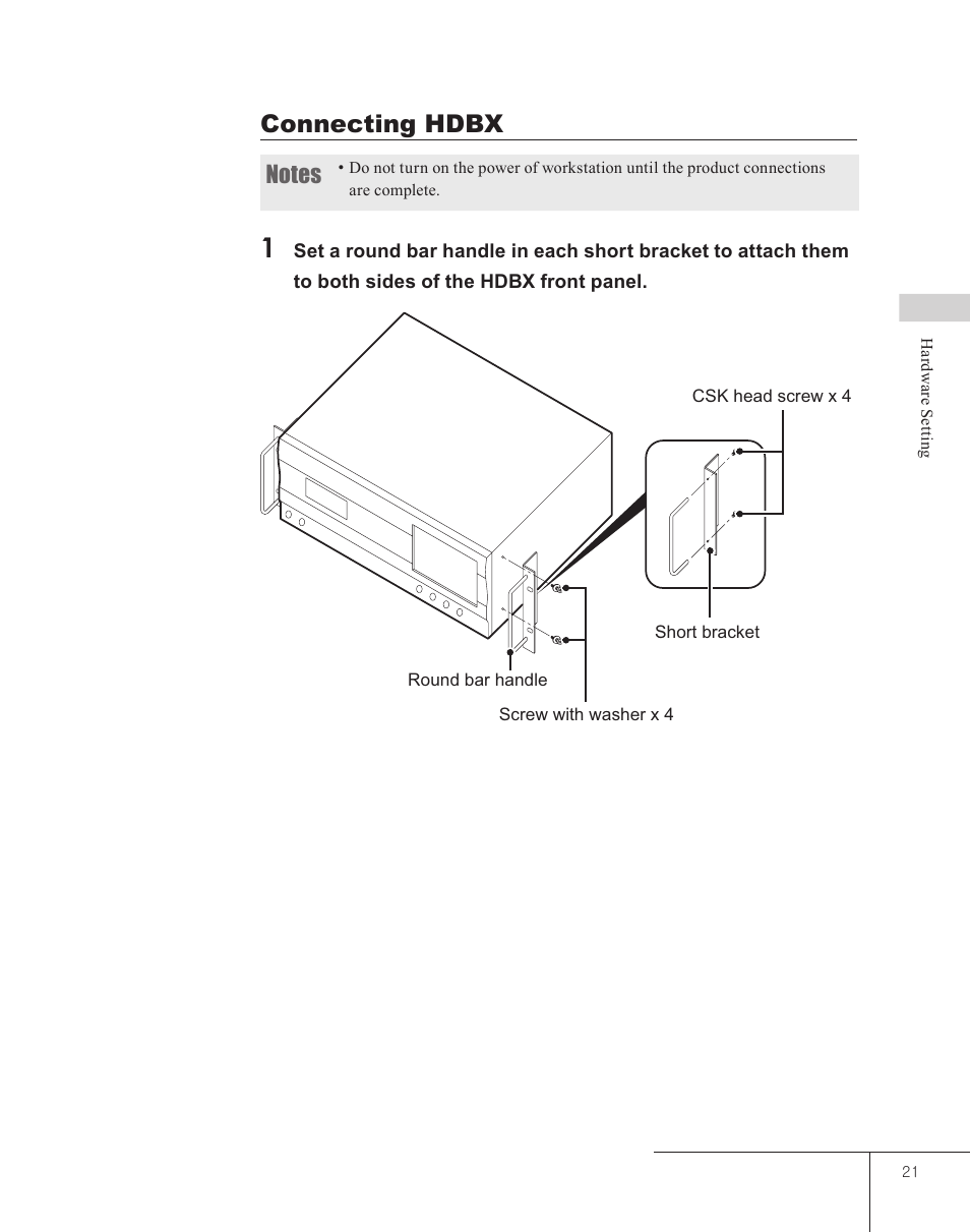 Connecting hdbx | Grass Valley EDIUS 5 User Manual | Page 23 / 63