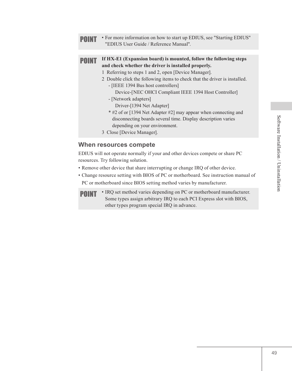 Point | Grass Valley EDIUS 5 User Manual | Page 51 / 63