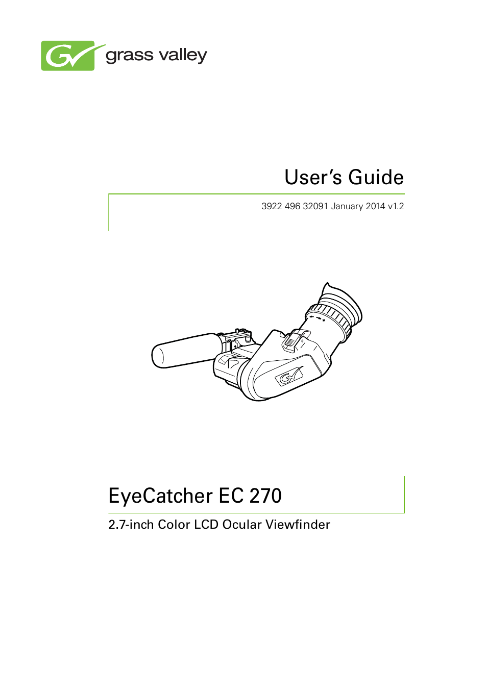 Grass Valley EC 270 User Manual | 36 pages