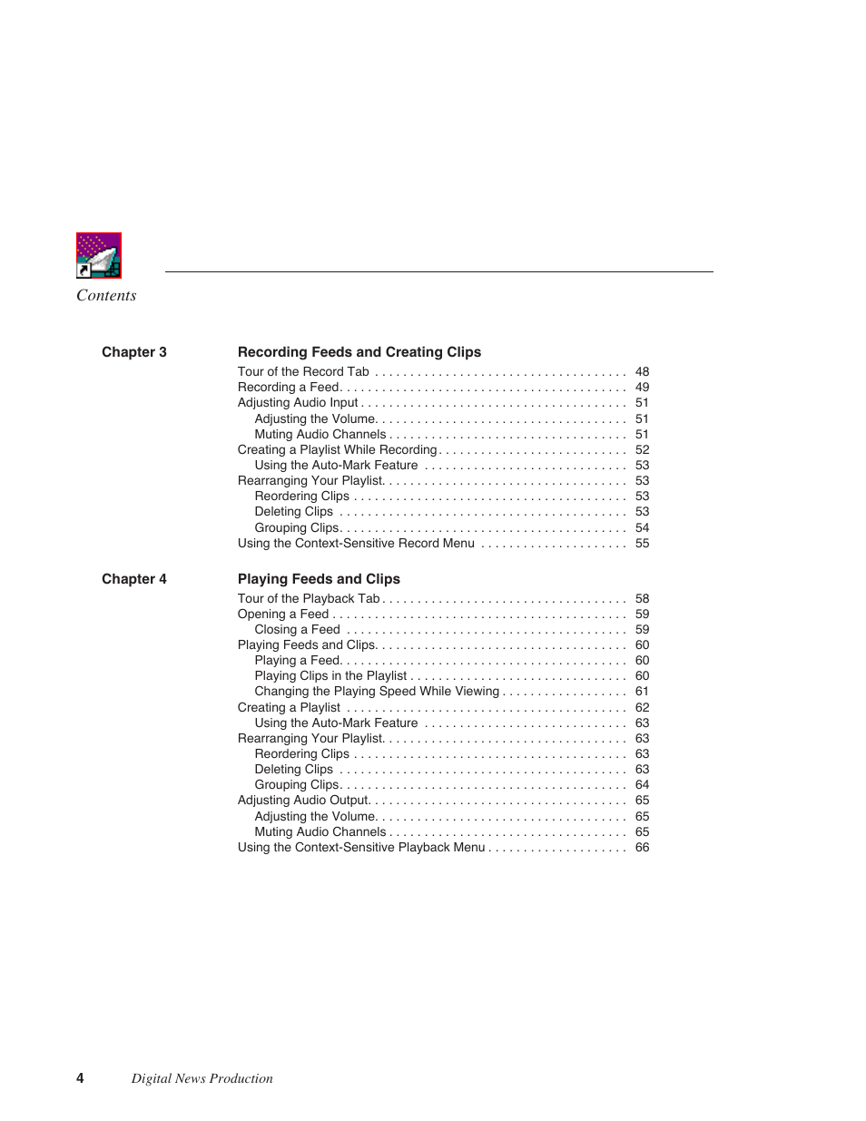 Grass Valley FeedClip v.4.5 User Manual | Page 5 / 125