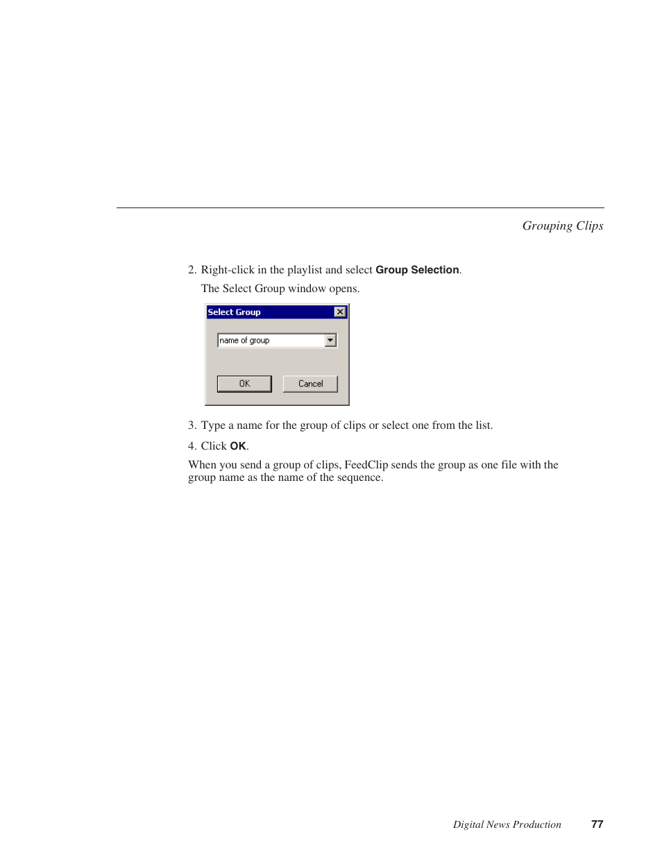 Grass Valley FeedClip v.4.5 User Manual | Page 78 / 125