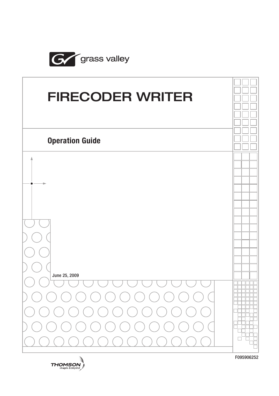 Grass Valley FIRECODER Writer User Manual | 66 pages