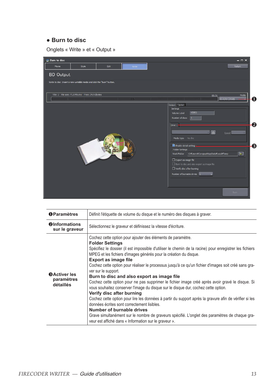 Burn to disc | Grass Valley FIRECODER Writer User Manual | Page 58 / 66